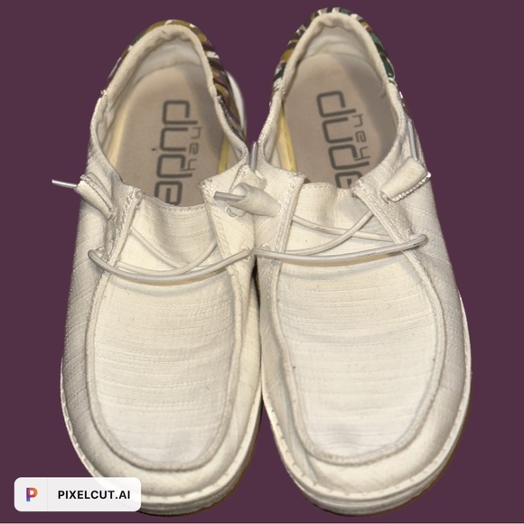 Hey Dudes Wendy Funk Chambray White🌺 - Picture 2 of 5